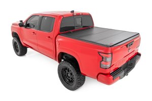 Nissan Frontier Hard Tri-Fold Flip-Up Bed Cover - Rough Country - '22-'24